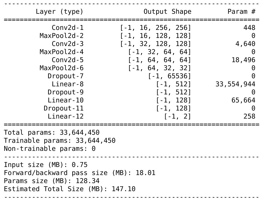 Model Summary